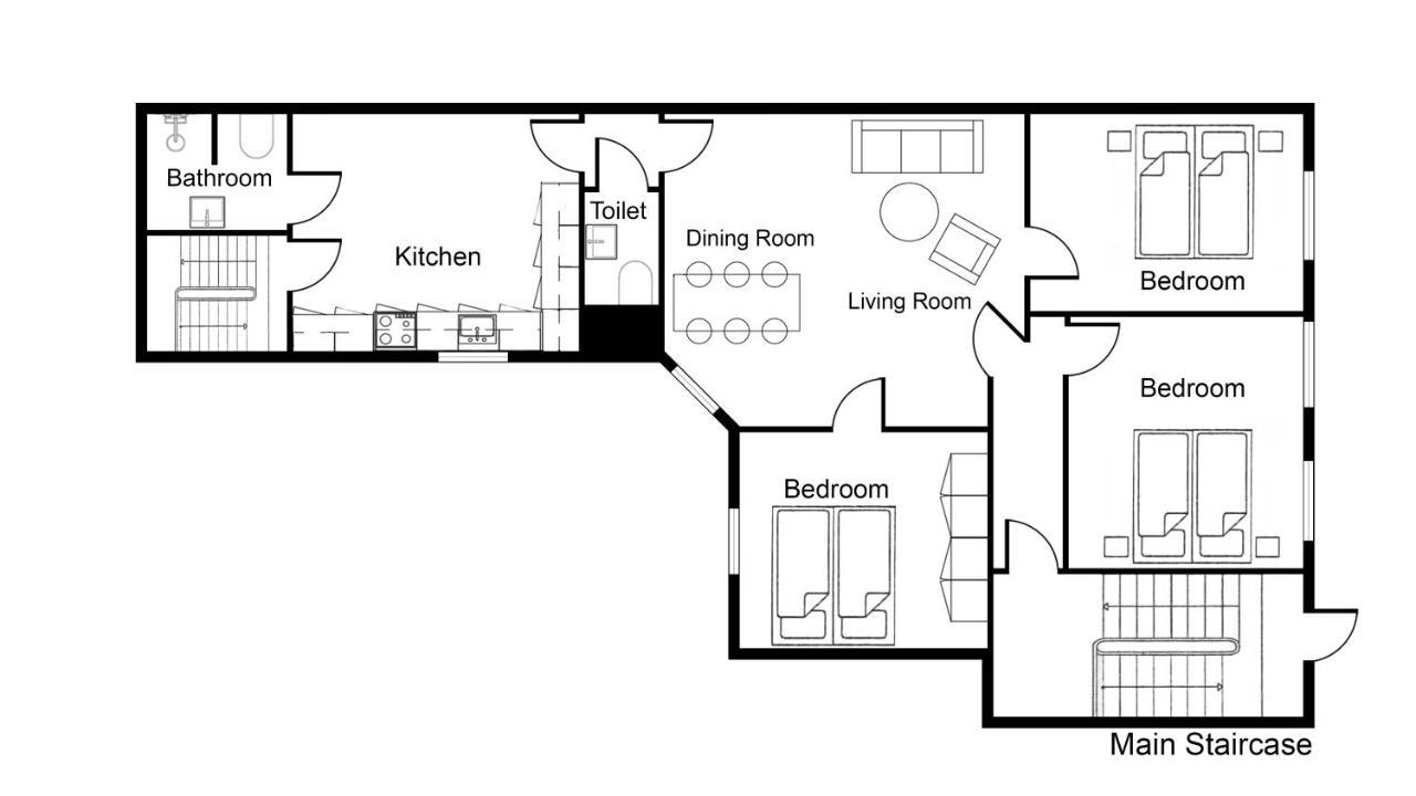 Xl Flat W 3 Bedrooms By Kings Garden In Cph City Kopenhagen Bagian luar foto