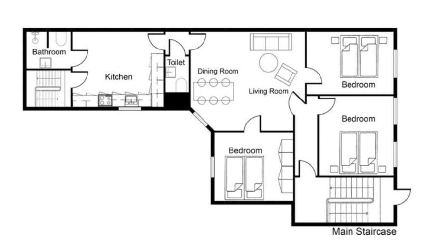 Xl Flat W 3 Bedrooms By Kings Garden In Cph City Kopenhagen Bagian luar foto